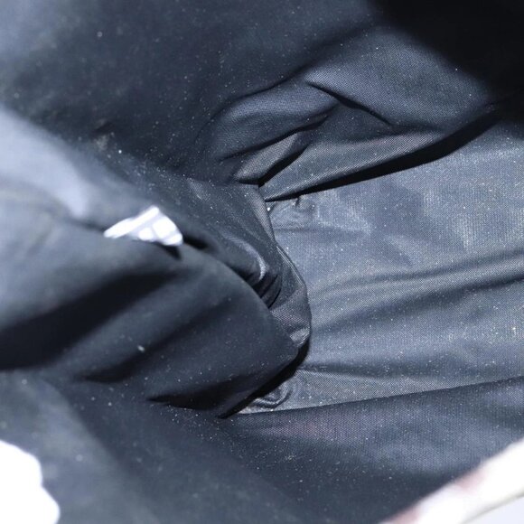 BURBERRY Nova Check Hand Bag Nylon Yellow Auth ti2489 - Picture 13 of 16